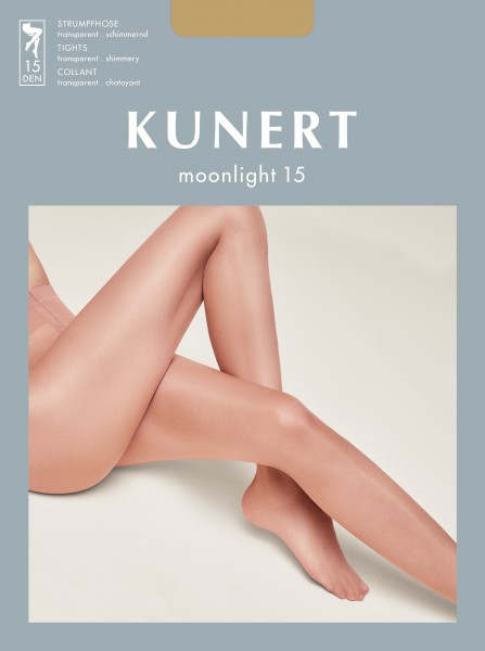 Kunert Moonlight 15 - Cienkie rajstopy o subtelnym połysku