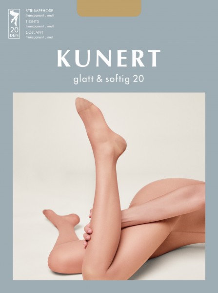 Nylonowe rajstopy Glatt &amp; Softig 20 firmy Kunert
