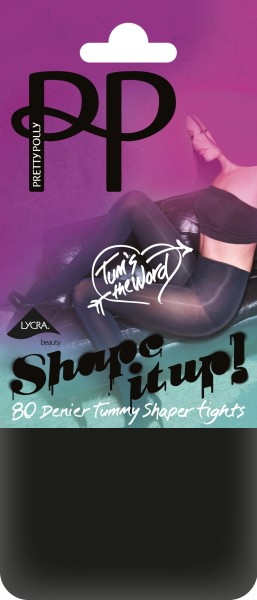 Pretty Polly Shape It Up 80 denier Tummy Shaper rajstopy