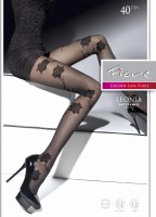 Fiore - Elegant floral pattern tights Leonia 40 DEN Fiore - Elegant floral pattern tights Leonia 40 DEN