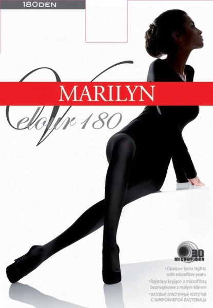 Marilyn - Classic opaque tights Velour 180 den