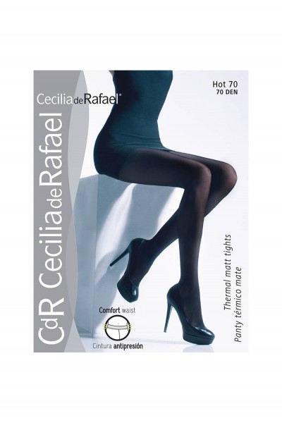 Cecilia de Rafael Hot - 70 denier warm and soft winter rajstopy