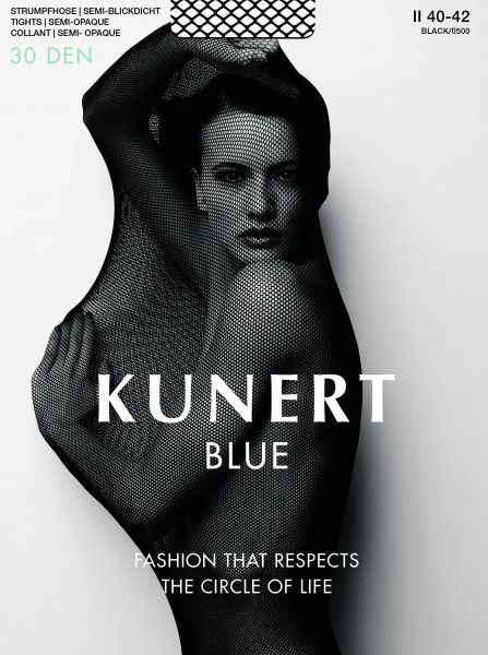 Kunert Blue 30 - Gładkie rajstopy wyprodukowane z materiałów z odzysku