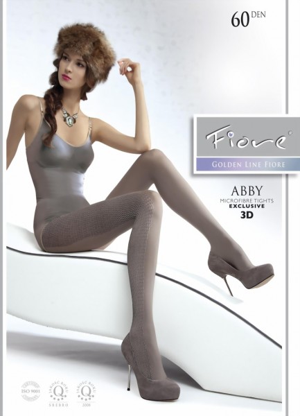 Fiore - Opaque patterned tights Abby 60 DEN,