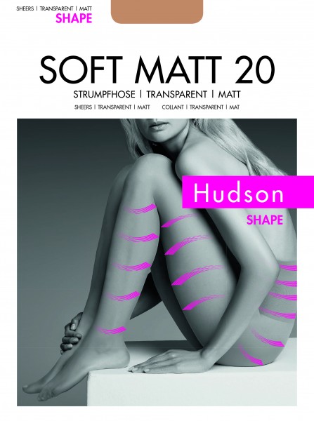 Hudson Soft Matt 20 Shape - Cienkie matowe rajstopy modelujące sylwetkę