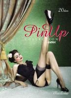 Knittex Marlene - Pończochy nylonowe do paska ze szwem Knittex Marlene - Pończochy nylonowe do paska ze szwem