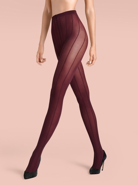 Kunert Claudia Schiffer Legs No. 2 - Rajstopy ze wzorem w podłużne paski