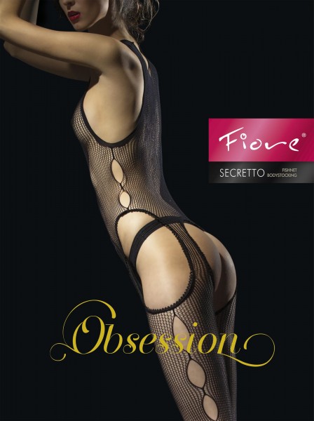 Fiore Secreto Bodystocking z miękkiej siateczki