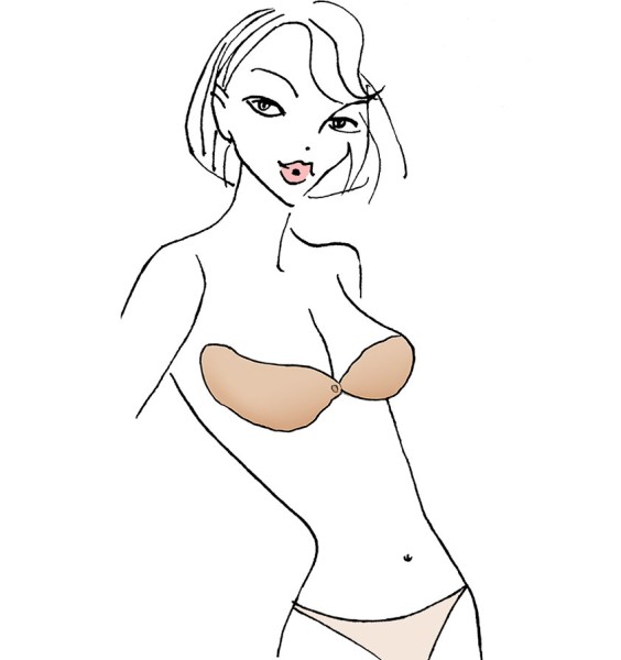 Braza WHISPER BRA Modelujący biustonosz bez ramiączek