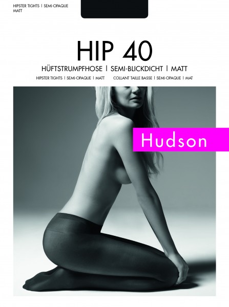 Gładkie kryjące rajstopy biodrówki Hip 40 firmy Hudson