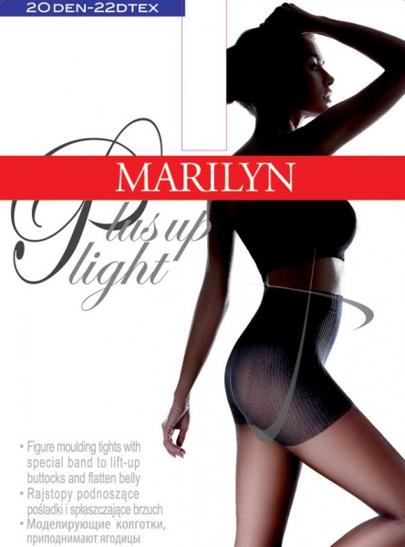 Marilyn Plus Up Light - Body shaping rajstopy with push-up effect